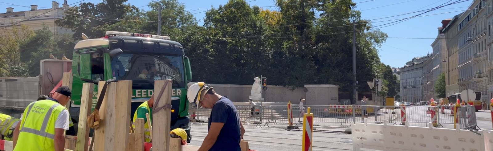 Bezirksflash: Bauarbeiten bei Alserbachstraße