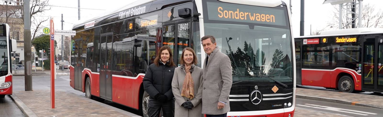 Wiener Linien starten E-Bus-Probebetrieb