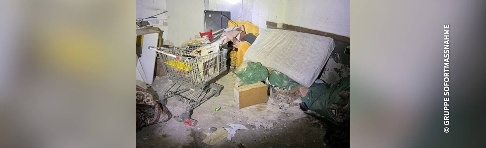 Bezirksflash: Großeinsatz in „Problemhäusern“