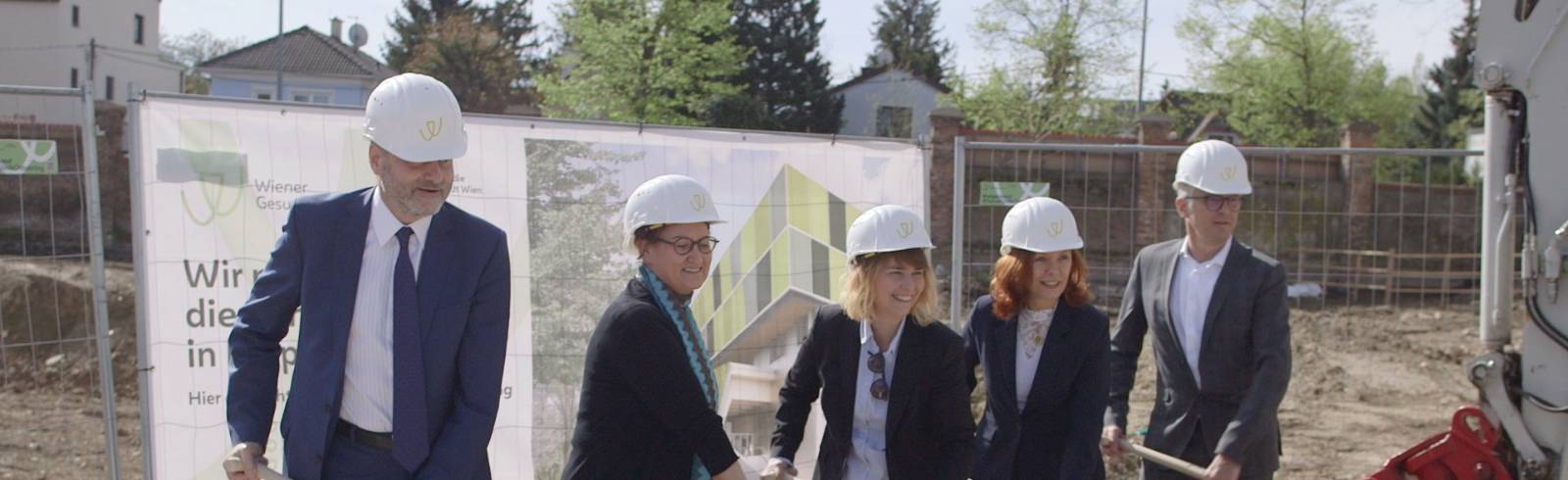 Klinik Ottakring: Spatenstich für Verwaltungsneubau