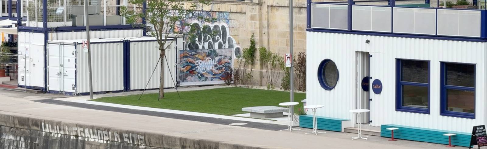 Wiens erster "Pocket Park" am Donaukanal
