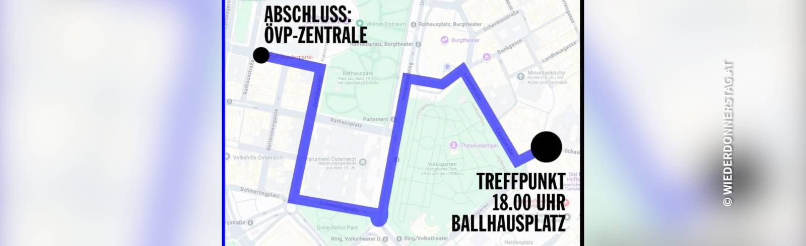 25. Jahrestag der Donnerstagsdemos