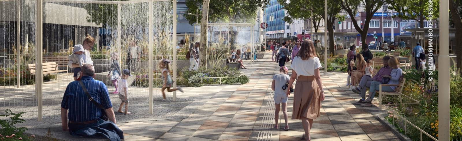 Julius-Tandler-Platz: Grüner Bezirkshauptplatz am Alsergrund