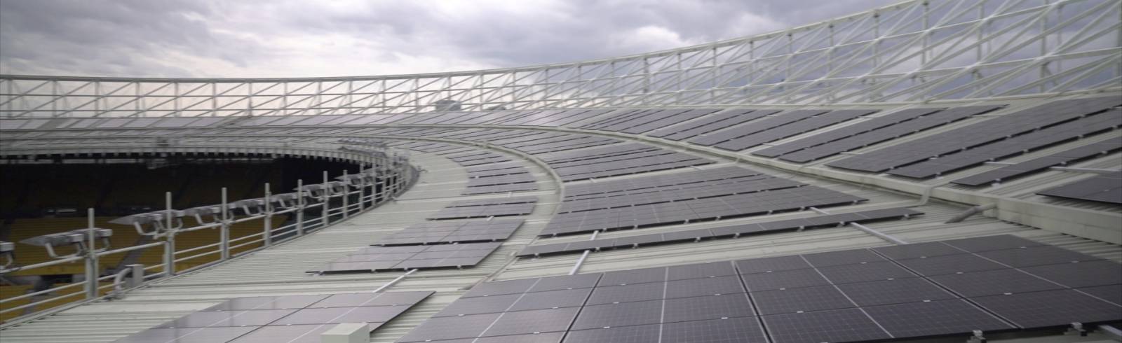 Happel-Stadion: Neue Photovoltaik-Anlage