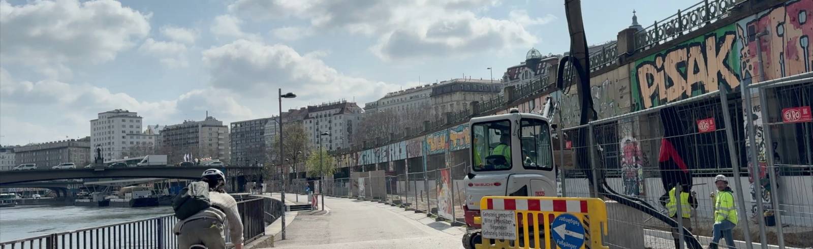Mehr Grün für den Donaukanal