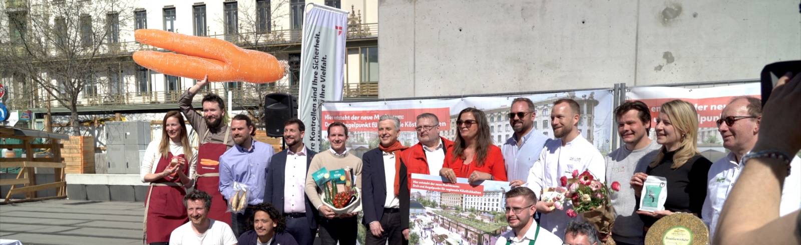 Naschmarkt-Umgestaltung: Bau schreitet voran, Standler vorgestellt