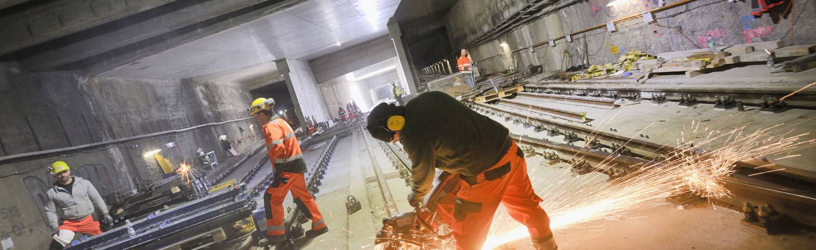 Brand in U-Bahn-Baustelle nahe City schnell gelöscht