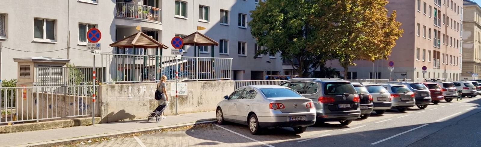 Bezirksflash: Bäume statt Parkplätze