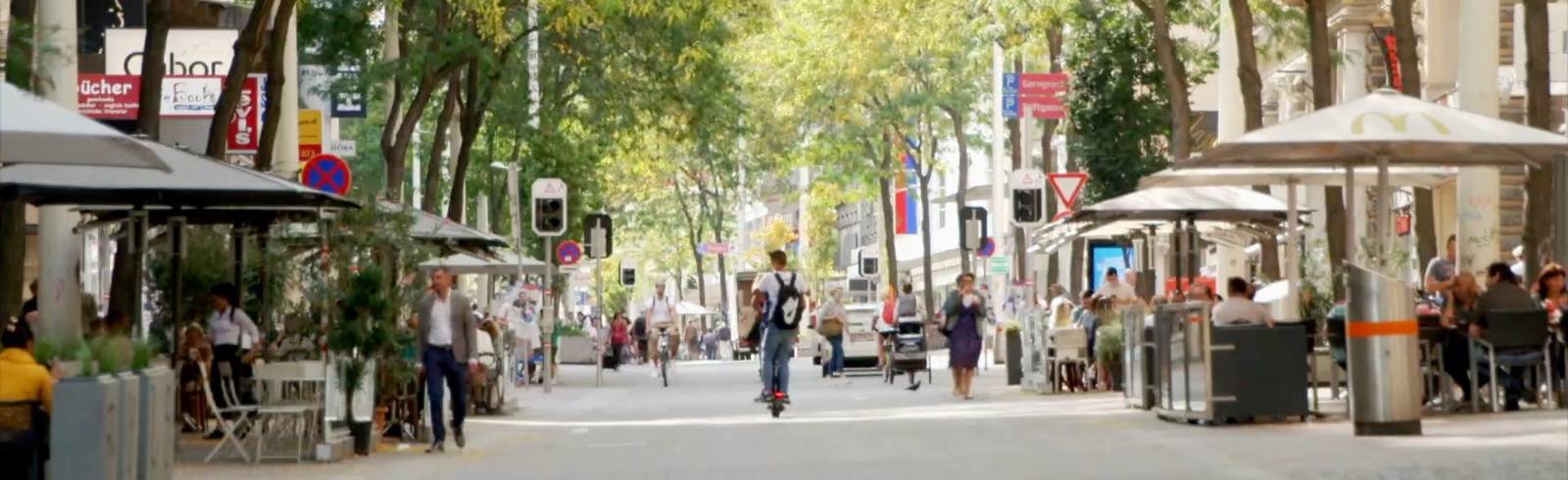 W24-Stadtbarometer: Große Mehrheit für Scooter- und Fahrrad-Verbot auf Mahü