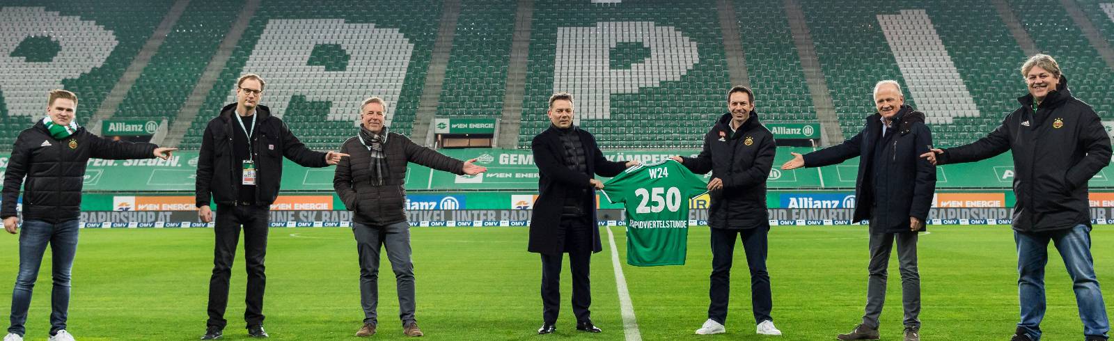 Wir sind Rapid: 250 Folgen Rapidviertelstunde auf W24