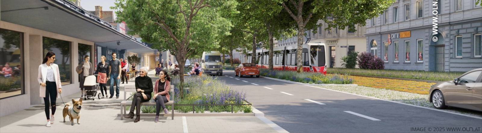 Umgestaltung: Simmeringer Hauptstraße wird klimafit