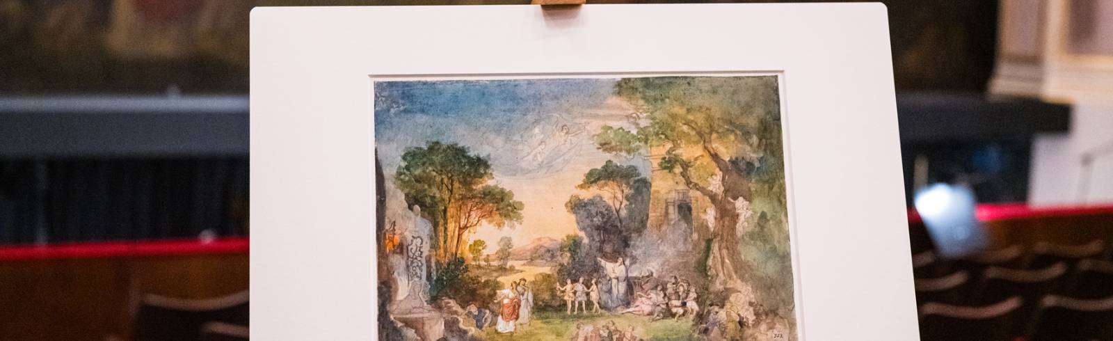 Aquarell aus der Albertina findet neuen Platz im Theater an der Wien