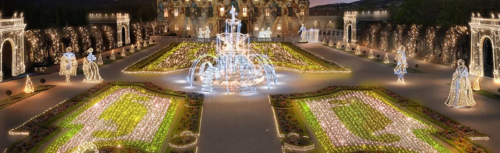 Schönbrunn-Gärten verwandeln sich in Lichtermeer