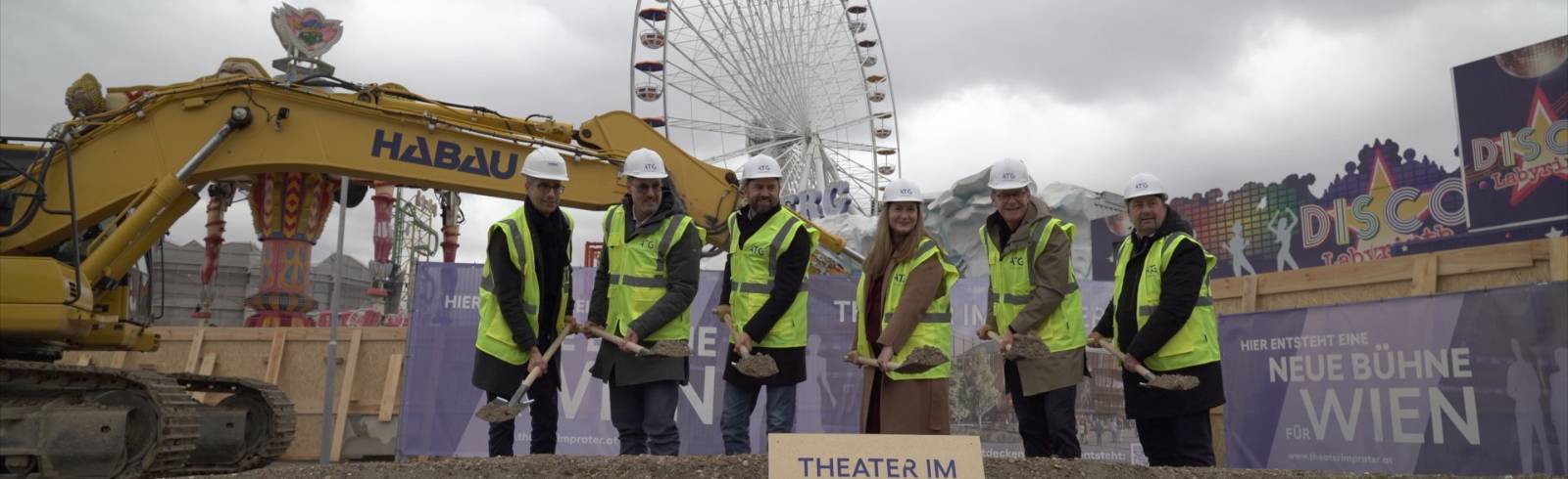 Bühne frei im Prater: Spatenstich ist gesetzt