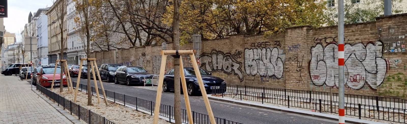 Bezirksflash: Lederergasse ist jetzt klimafit