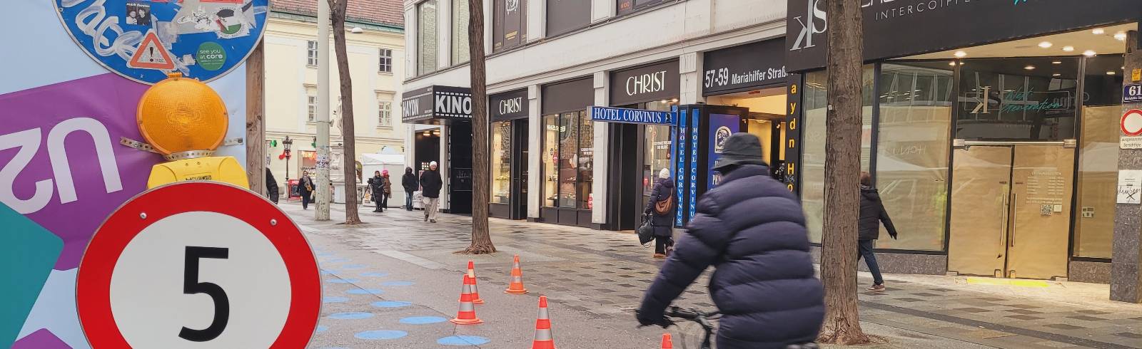 Entflechtung: Separate Rad- und Fußbereiche auf der Mahü