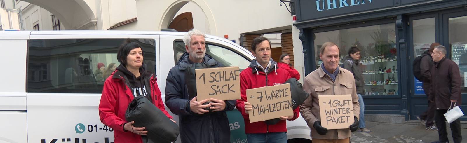 Kälte trifft die Ärmsten: Caritas ruft zu Winterspenden auf