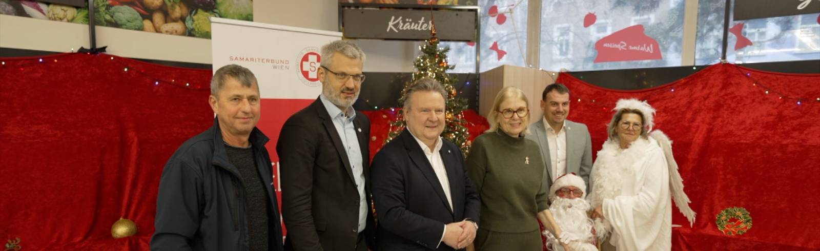 Schöne Bescherung im Sozialmarkt