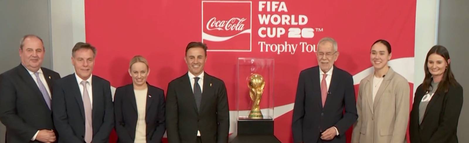 Fußball: FIFA-WM-Pokal machte in Wien Station