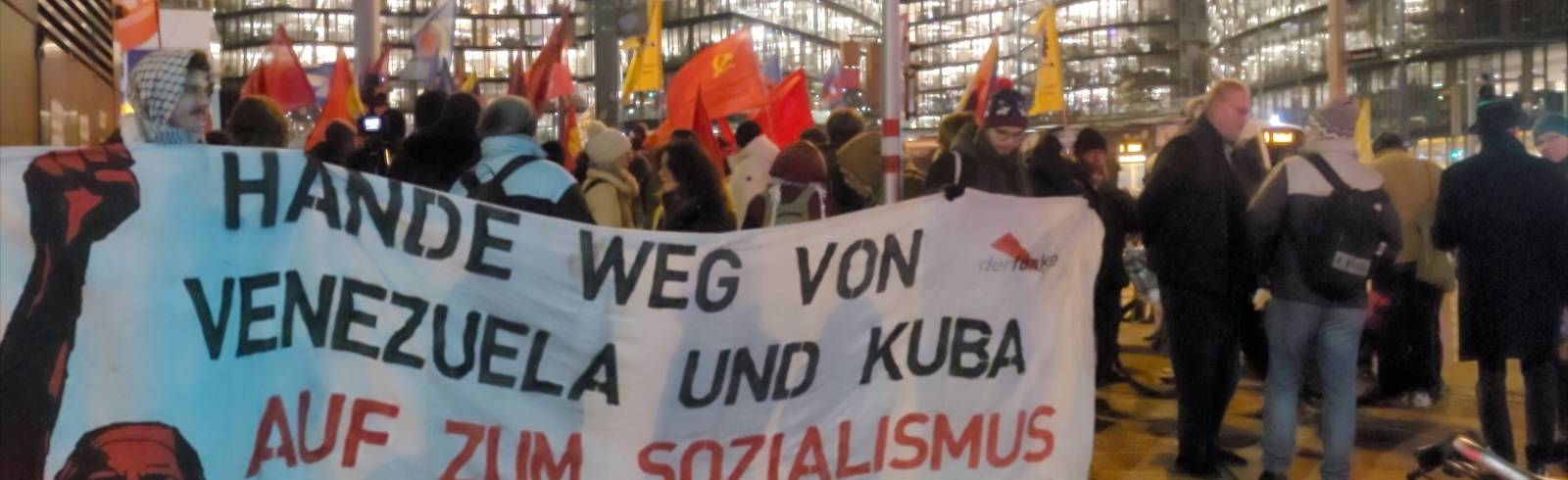 Solidaritätsdemos für Venezuela