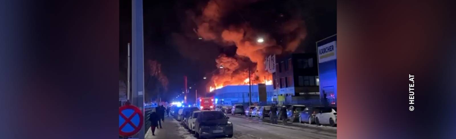 Bezirksflash: Großbrand in der Donaustadt