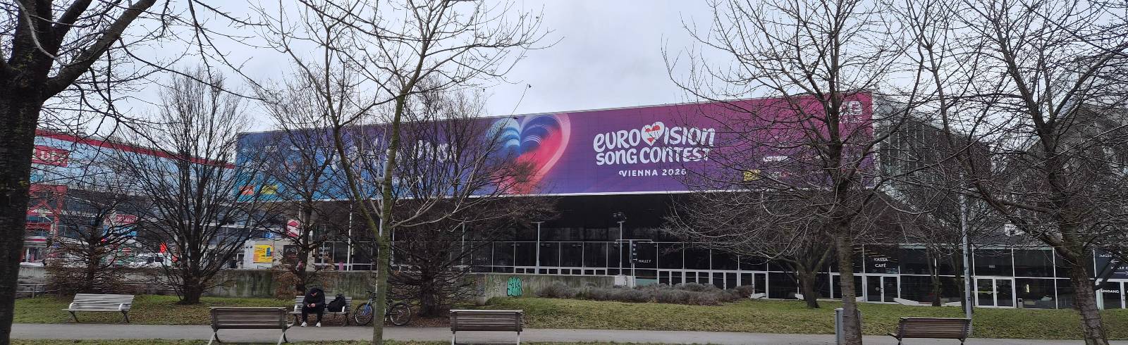 Songcontest: Wiener Stadthalle ab sofort im ESC-Look