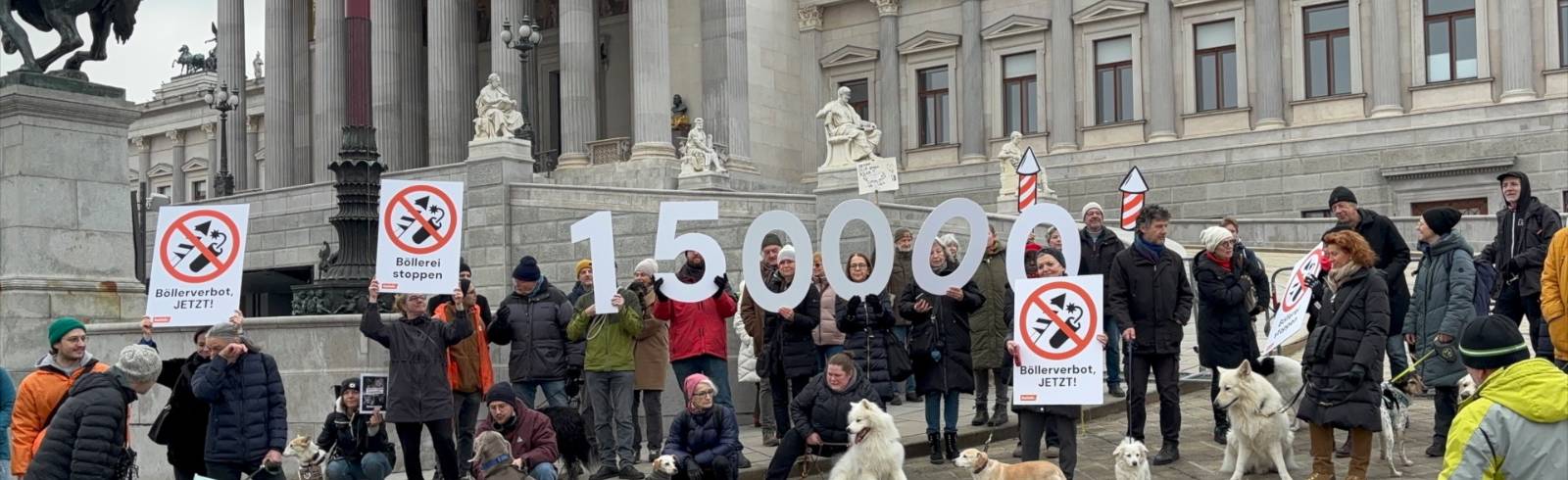 Bellen gegen Böllern: Initiative sammelt 150.000 Stimmen