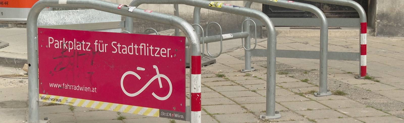 Radbügel: Schon 70.000 Radabstellplätze in Wien