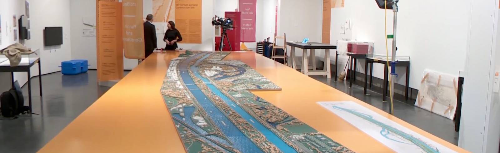 Die Donauinsel übersiedelt ins Wien Museum - als Modell