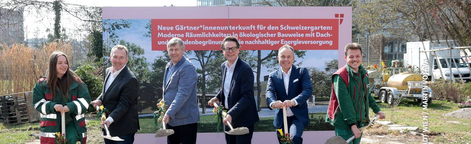 Bezirksflash: Spatenstich für Gärtner*innenunterkunft