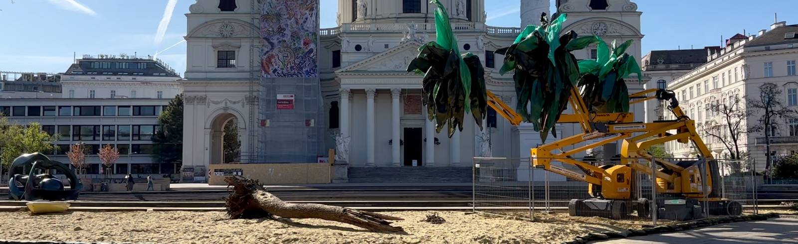 Bezirksflash: Klima Biennale startet am Karlsplatz