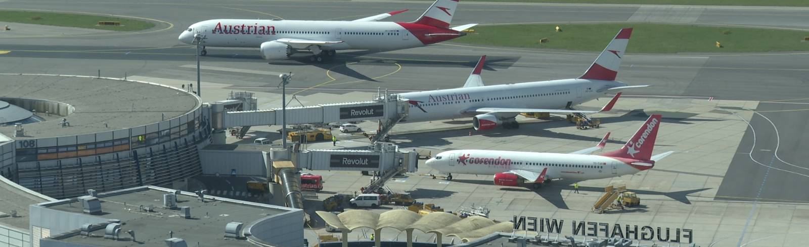 Flughafen Wien: Passagierrückgang im März von 90 Prozent aus Nahost