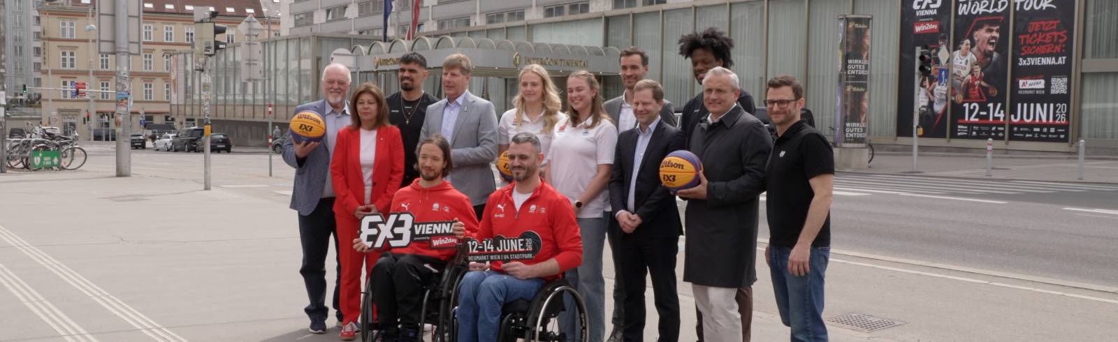 Basketball: 3x3-Turnier in Wien nun größtes World-Tour-Event weltweit