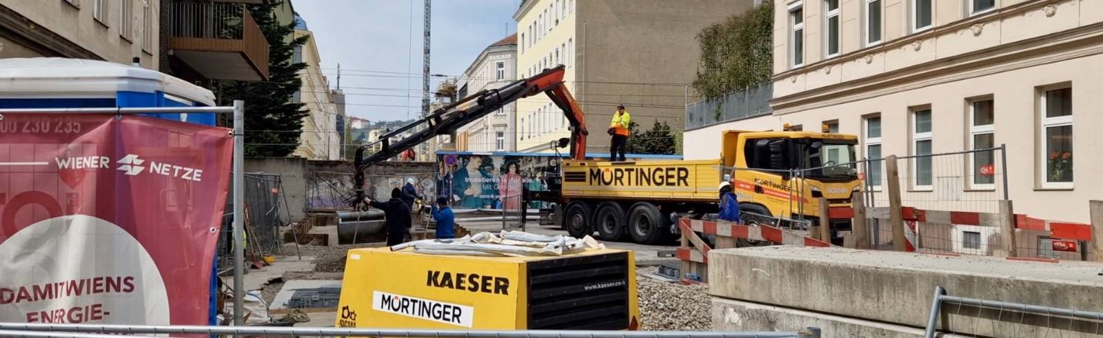 Bezirksflash: Bauarbeiten in der Degengasse gestartet