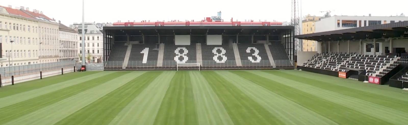Fußball: Neues Stadion des Wiener Sport-Clubs für Eröffnung bereit