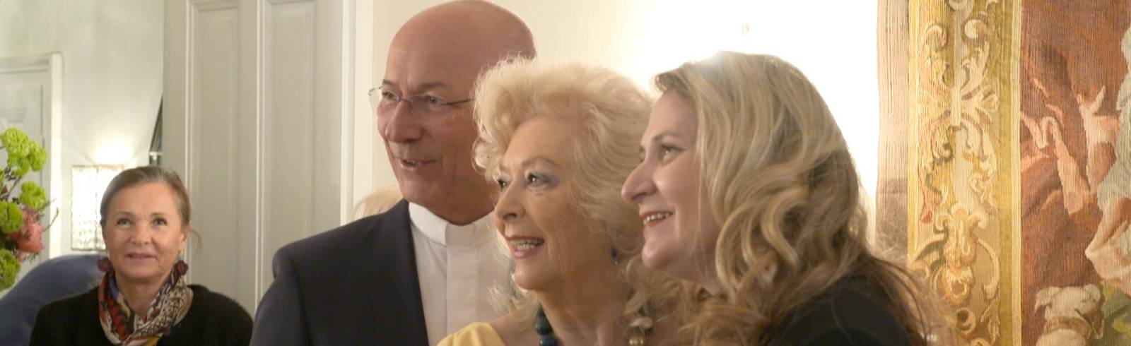 Birgit Sarata empfängt prominente Gäste in den eigenen vier Wänden