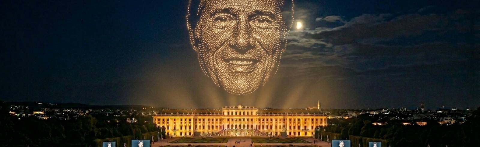 70. Song Contest: 3.000 Drohnen über Schönbrunn