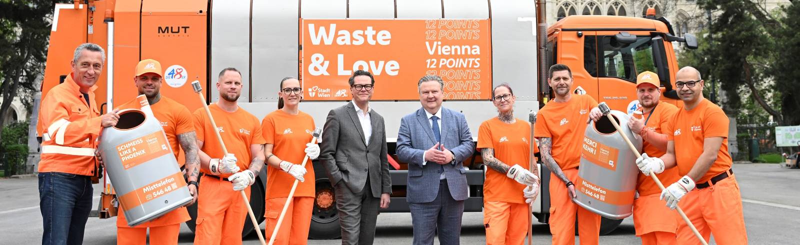 48er sorgt beim ESC in Wien für saubere Bühne