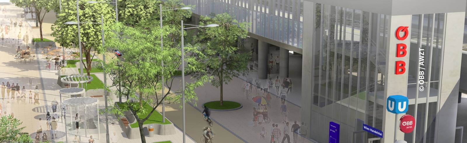 Bezirksflash: Umbauarbeiten am Maria Restituta-Platz in letzter Phase