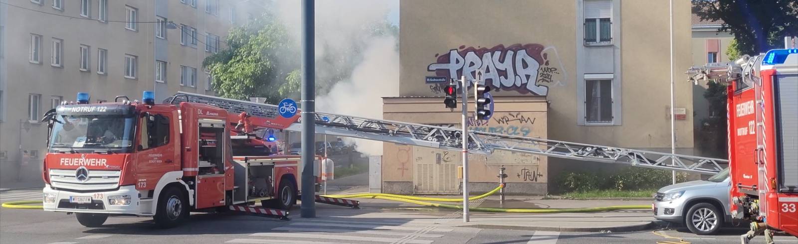 Bezirksflash: Kellerbrand in Favoriten