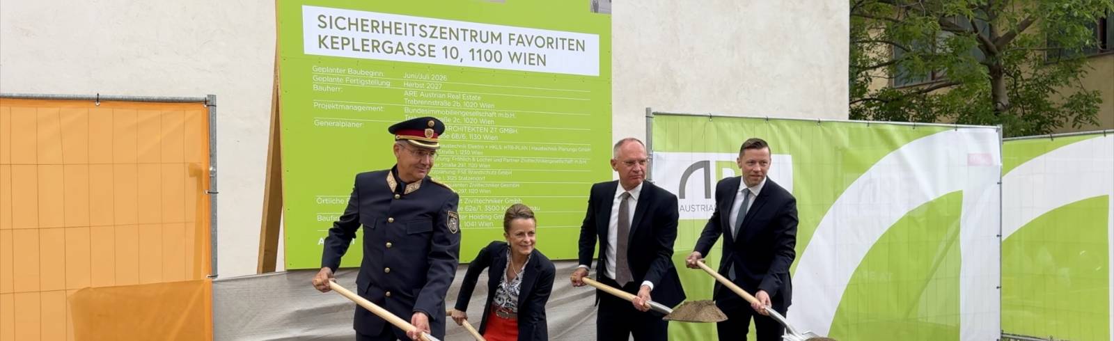 Favoriten erhält 2028 neues Sicherheitszentrum