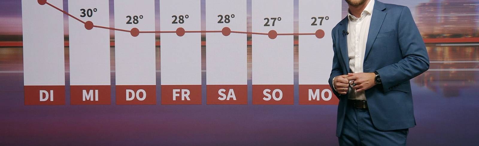 Tropennacht und bis zu 37 Grad vor Wetterumschwung