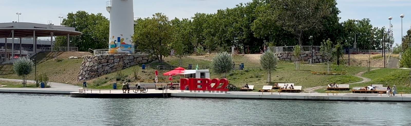 Pier 22: Wiens neuer Sommer-Hotspot