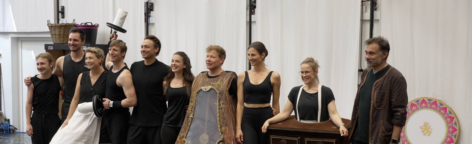 Musical-Proben: Eine Disney-Prinzessin und ein zeitgenössisches Biest