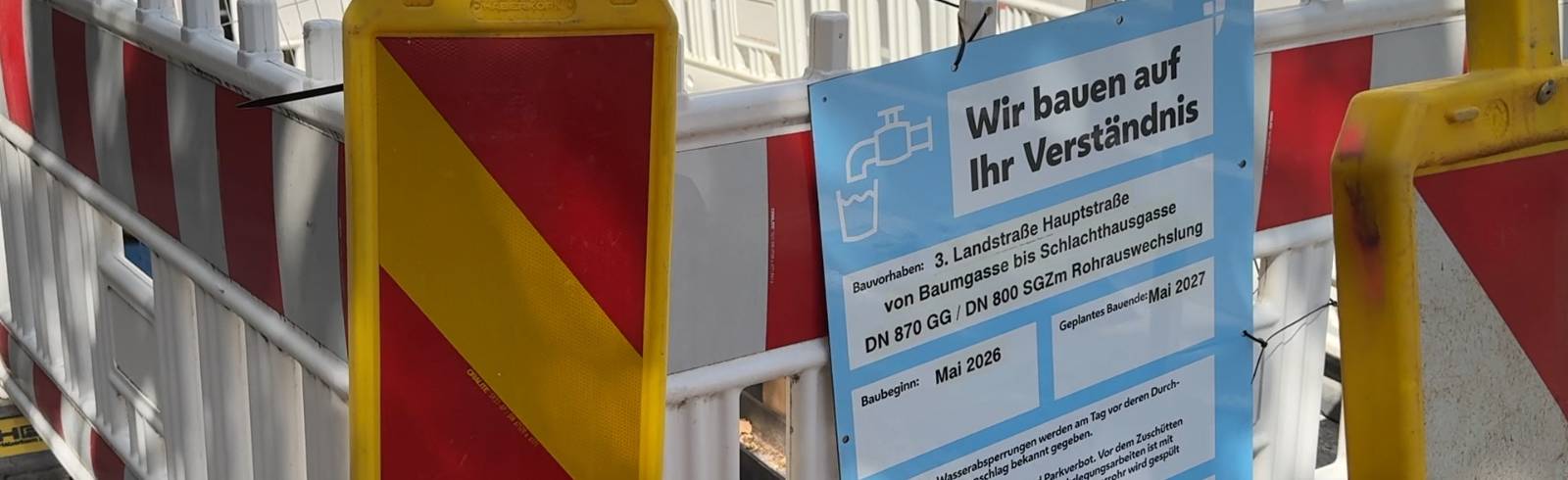 Bezirksflash: Umleitungen auf Landstraßer Hauptstraße