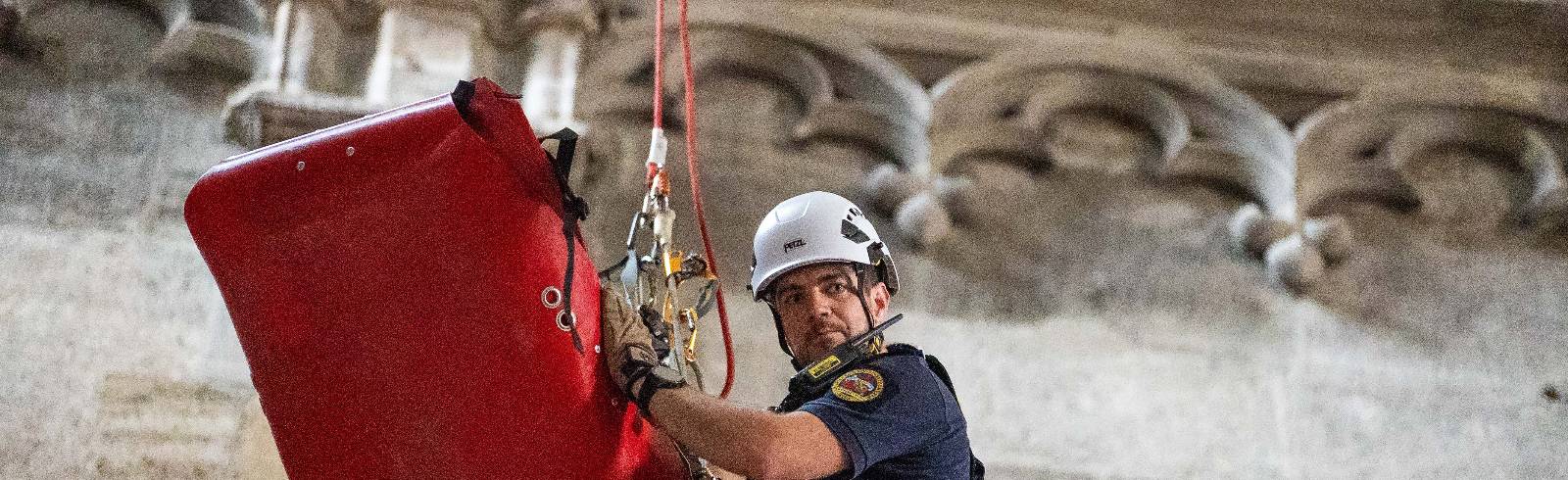 Stephansdom: Rettungseinsatz in 70 Metern Höhe