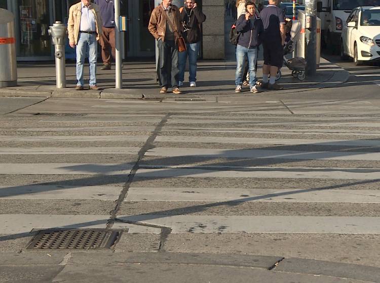 Sicher unterwegs am Zebrastreifen?