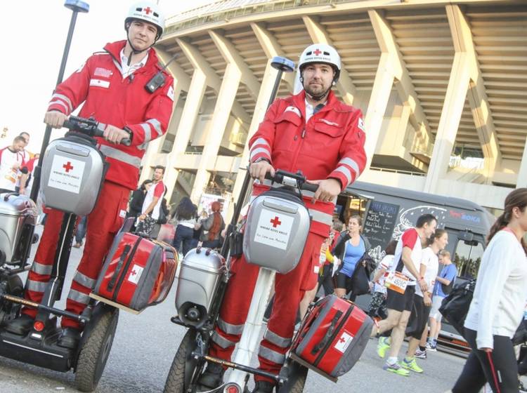 Rotes Kreuz: Adventdienst mit Segways