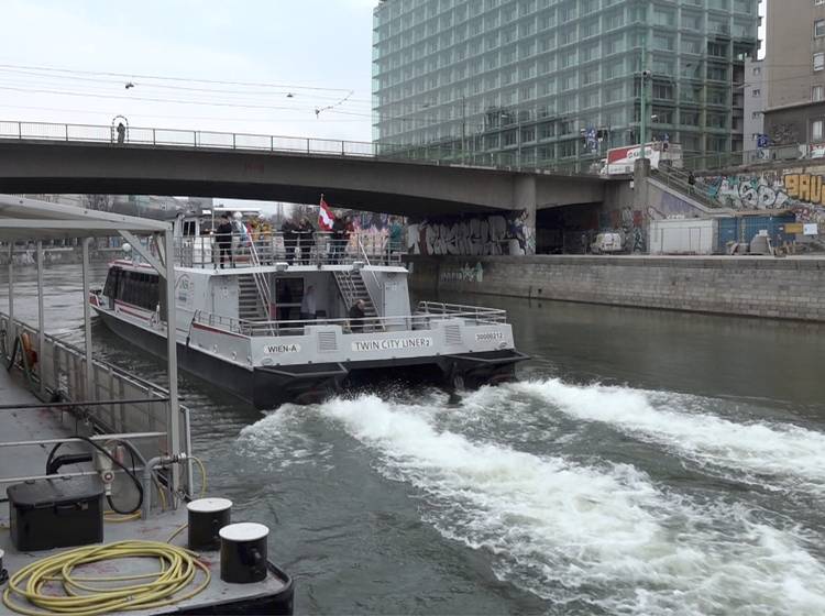 Twin City Liner auch im Winter unterwegs