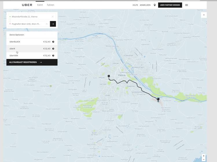 Nächste Runde im Streit Taxler gegen Uber
